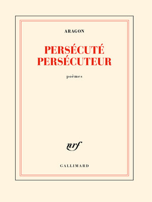 cover image of Persécuté persécuteur